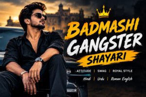 Badmashi Gangster Shayari: Attitude, Royal Swag & Style
